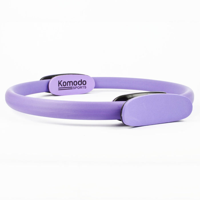 Pilates Magic Circle - 15-Inch Dual Grip Fitness Ring in Purple - Ideal for Pilates Workouts and Core Training