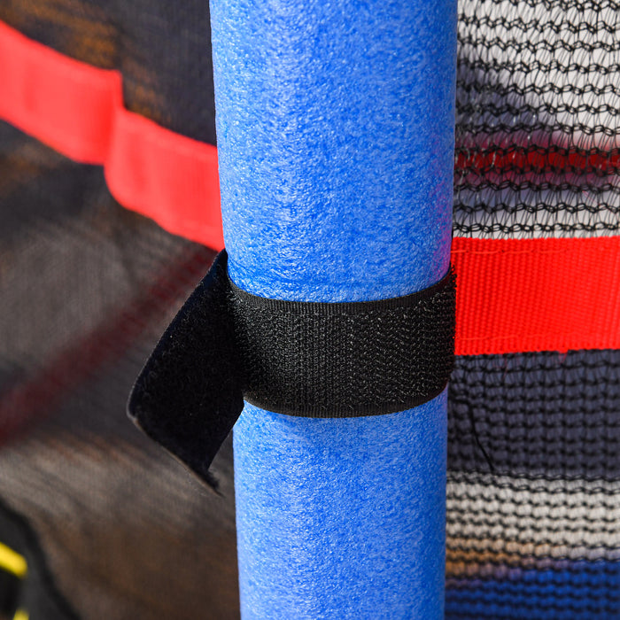 Kids Trampoline with Enclosure - 5.2FT/63 Inch Indoor Round Bouncer with Steel Frame - Safe Rebounding for Ages 3 to 6, Multi-color