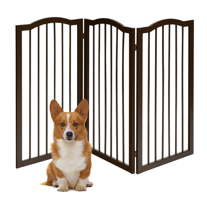 Pine Wood Craftsmanship - Folding 3-Panel Fence Suitable for Gardens - Perfect for Outdoor Privacy and Decoration