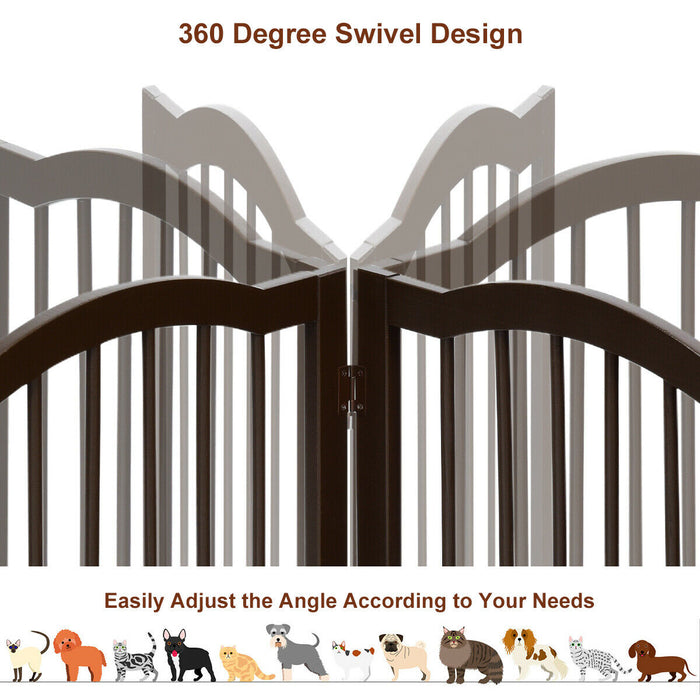 Pine Wood Craftsmanship - Folding 3-Panel Fence Suitable for Gardens - Perfect for Outdoor Privacy and Decoration