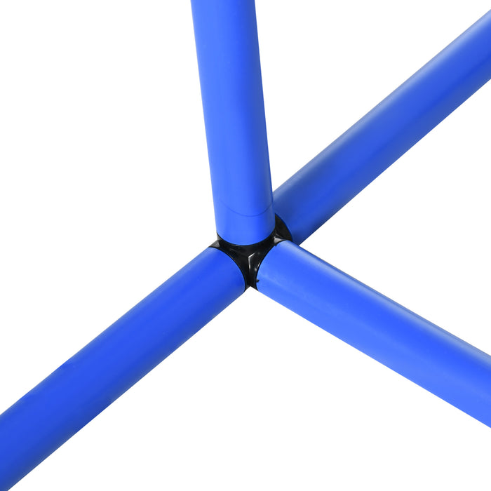 Portable Dog Agility Training Kit - 4 Piece Set in Blue - Ideal for Active Dogs & Pet Training Enthusiasts