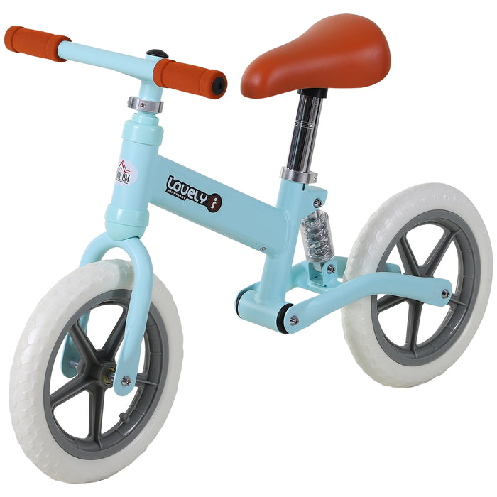 Toddler Balance Bike - No-Pedal Training Bicycle for Kids - Ideal First Bike for Walking and Coordination Development, Blue Color