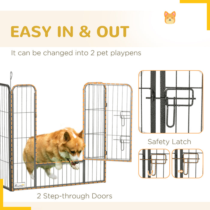 Heavy Duty 16-Panel Puppy Playpen - Safe Confinement for Small to Medium Dogs, Suitable for Indoors and Outdoors - Ideal for Training and Exercise in a Controlled Environment